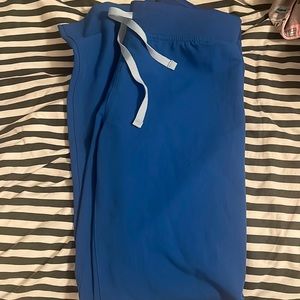 Figs Royal Blue Livingston Basic Scrub Pants XS Tall